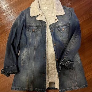 Millau (LF) Sherpa Lined Denim Jacket
